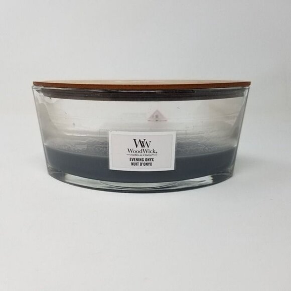 WoodWick Ellipse Candle Evening Onyx Scent Decor Fragrance 40% Left - Picture 10 of 10